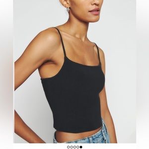 Reformation Eli Ribbed Sweater Tank M